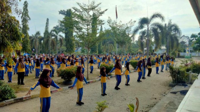 Setiap Sabtu MIN 3 Tebo Rutin Gelar Senam Bersama