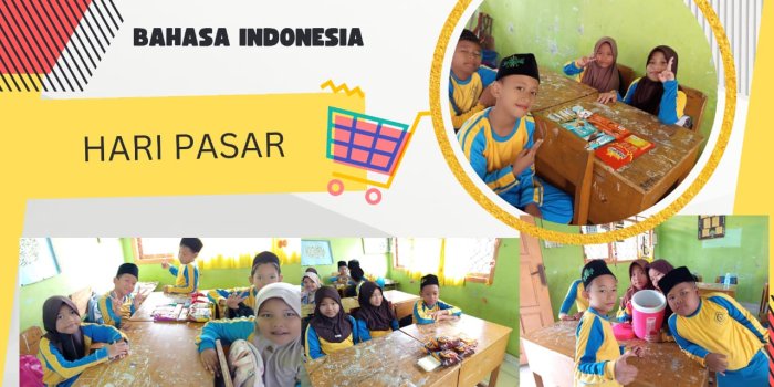 Kelas 3A Min 3 Tebo Belajar Bahasa Indonesia Dengan Tema Hari Pasar - Pembelajaran Seru Di dalam kelas!