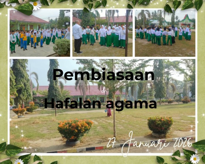 MIN 3 Tebo Gandeng Siswa Gelar Aksi Hafalan Niat Subuh - Semangat Ibadah Membara Pagi Hari!