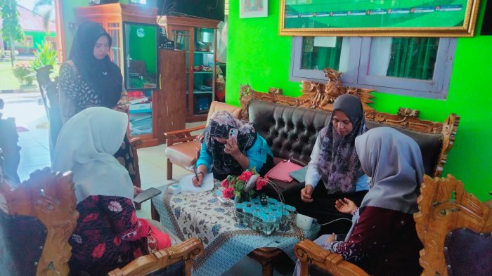 Dinas Kesehatan UPTD Puskesmas Alai Ilir Gelar PTM Di Lingkungan Madrasah